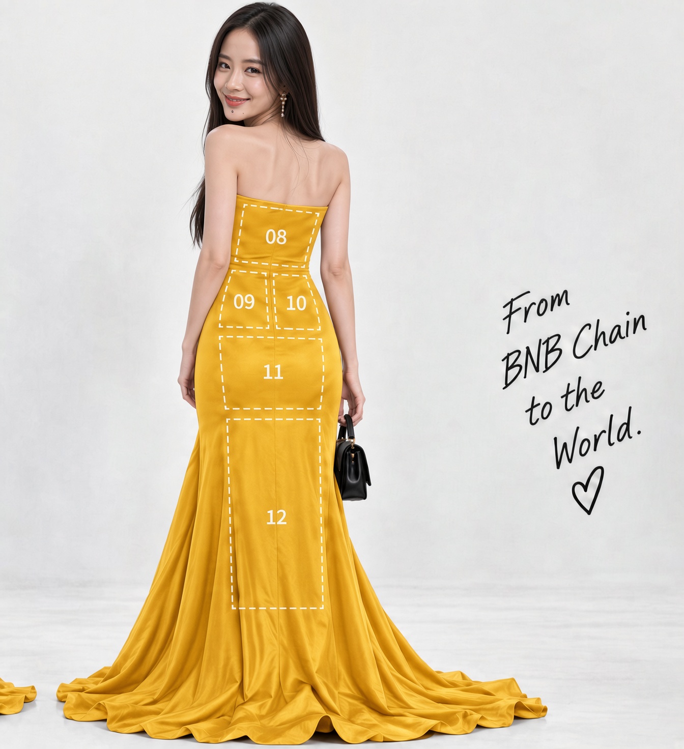 TOP 12 meme spots printed on the dress